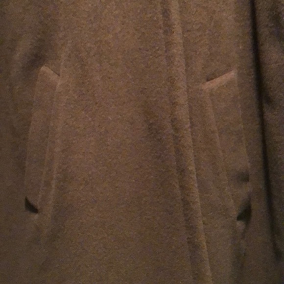 Brown Swing Coat With Faux Leopard Shawl Collar - Picture 6 of 11